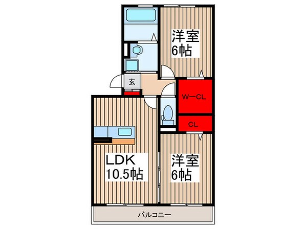 ＯＴＴｓ　ＨＩＲＯ　Ｂの物件間取画像